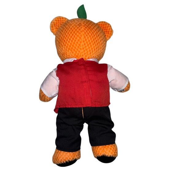 Build A Bear Valentines Heart Bear Red Pink White Stuffed Plush Animal Toy - Picture 6 of 12